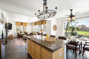 Family House, Garden View | Living area | 50-inch Smart TV with digital channels - Redford (Indio)