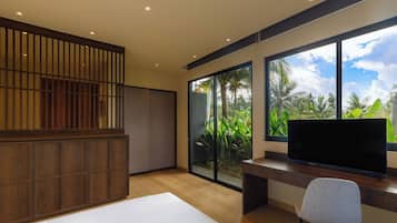Kamar Standar, pemandangan kebun anggur | Minibar, meja kerja, ruang kerja ramah laptop, dan Wi-Fi gratis