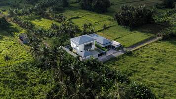 Blick von der Unterkunft