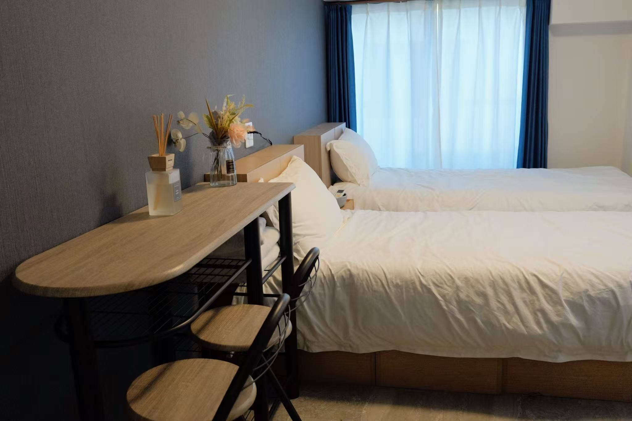 Standard Twin Room, 2 Twin Beds, Balcony, City View | Blackout drapes, free WiFi