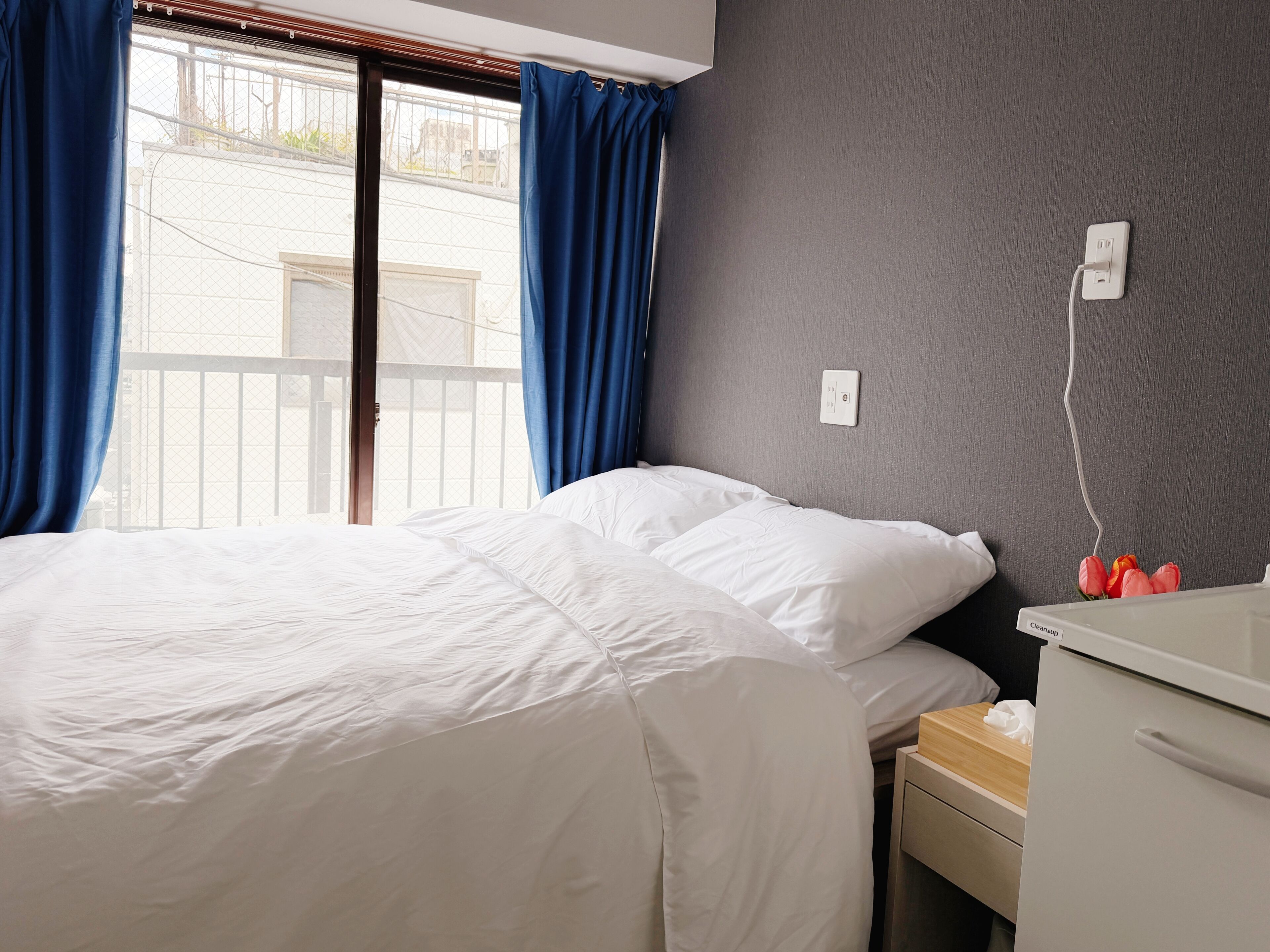 Dubbelrum i japansk stil - japansk futon - icke-rökare - privat badrum | Mörkläggningsgardiner och gratis wi-fi