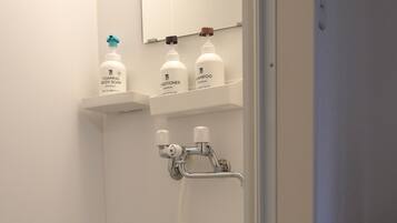 Comfort Triple Room, 1 Double Bed with Sofa bed, Non Smoking, Private Bathroom | Bathroom | Free toiletries, hair dryer, towels, soap