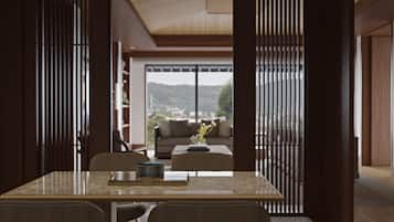 Free minibar items, in-room safe, free cots/infant beds, bed sheets