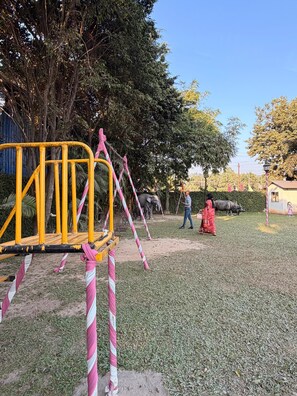 Utendørs lekeområde for barn