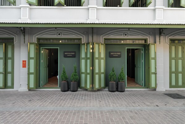 Façade de l’hébergement