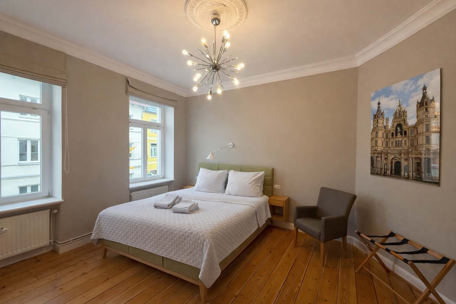 Schreibtisch, Bügeleisen/Bügelbrett, WLAN, Bettwäsche