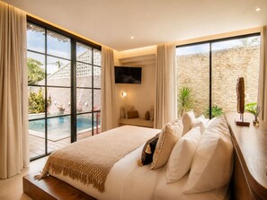 Villa (4 Bedrooms) | Exterior - Elegant 4BR Seminyak Villa, Enclosed Living, (Seminyak)