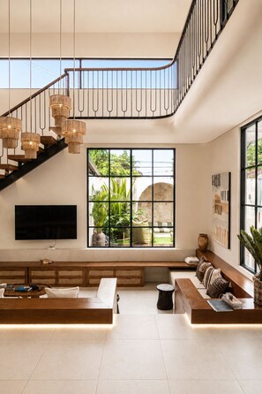 Villa (4 Bedrooms) | Exterior - Elegant 4BR Seminyak Villa, Enclosed Living, (Seminyak)
