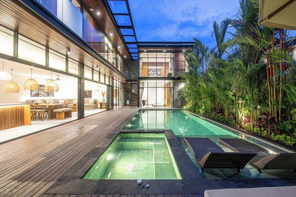 Villa (6 Bedrooms) | Exterior - Elegant 6BR Canggu Villa, Jacuzzi, AC, (Seminyak)