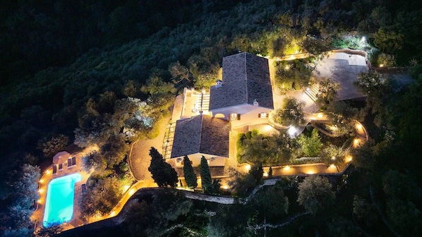 Aerial view - Spartilas Villas (Corfu)