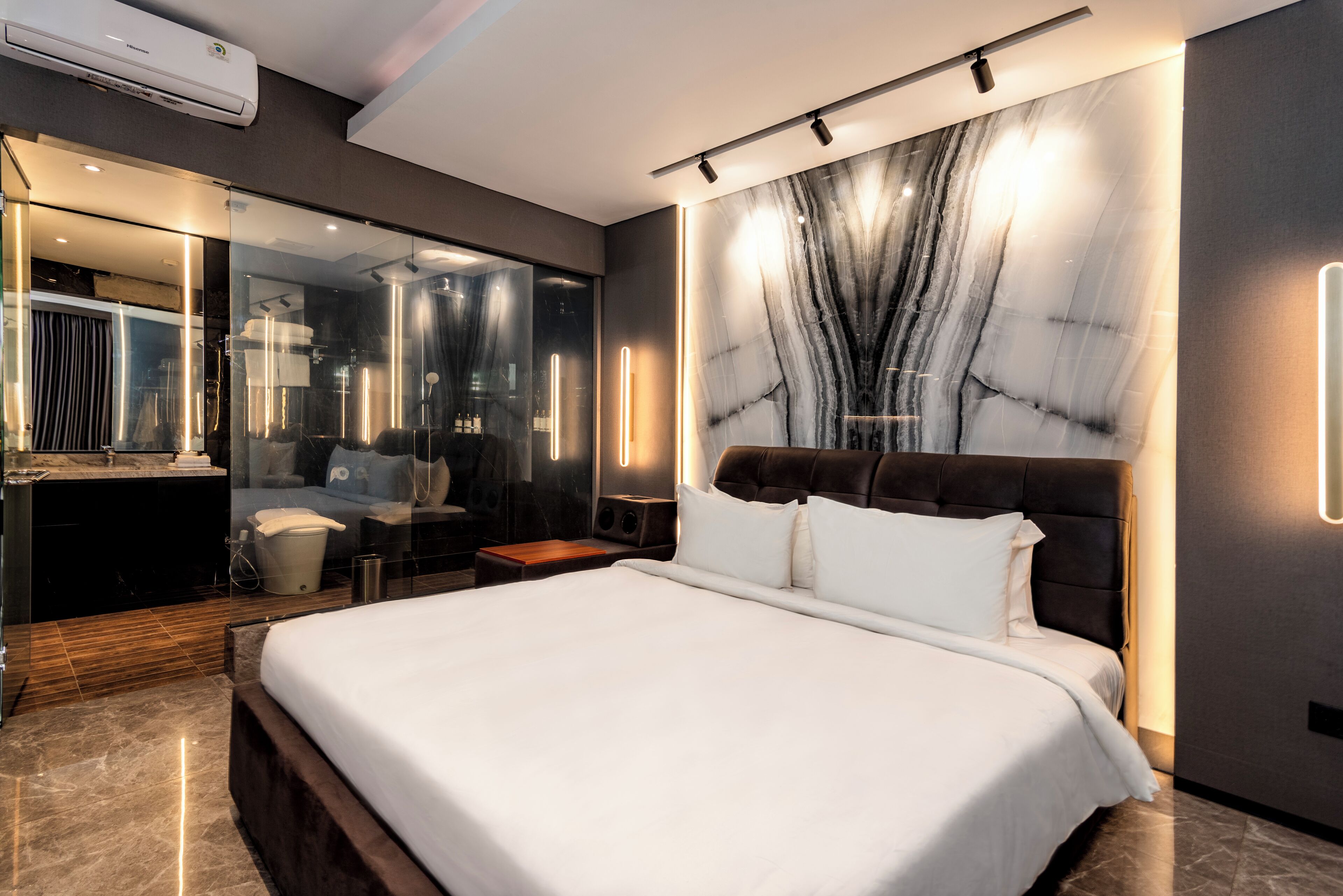 Premium bedding, pillow-top beds, individually decorated