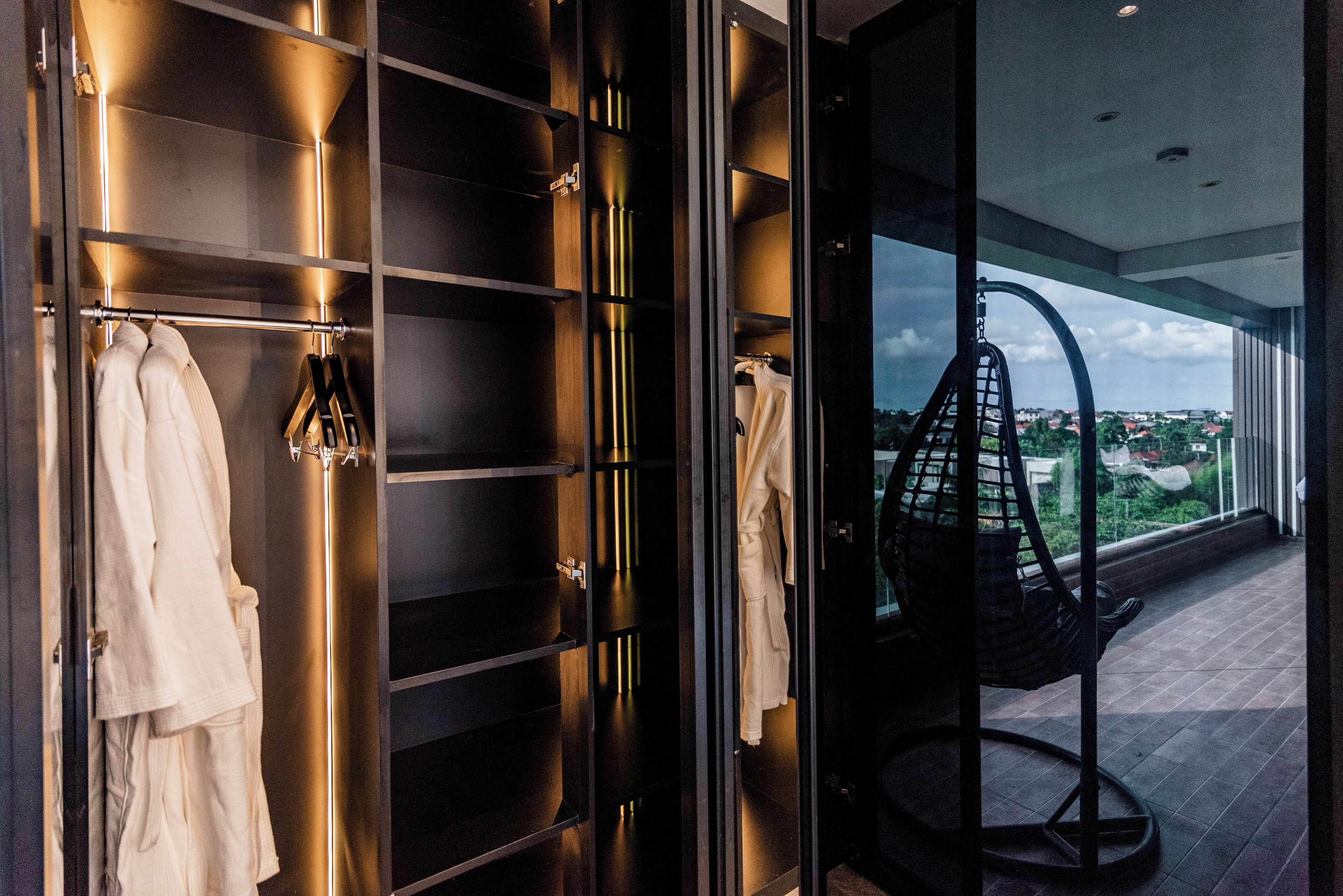 Deluxe studio suite, 1 kingsize bed, uitzicht op stad | Uitzicht op de stad