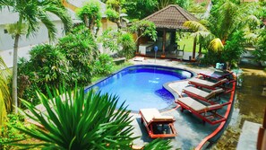 Outdoor pool - Gihon Bungalow (Gili Trawangan)