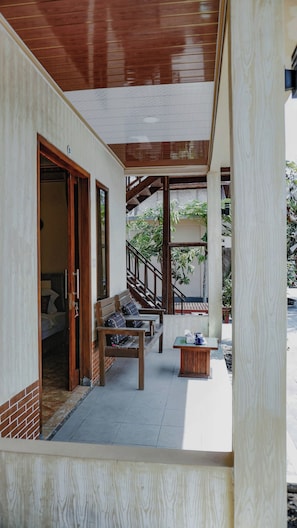 Terrace/patio - Gihon Bungalow (Gili Trawangan)