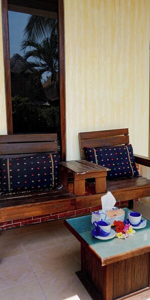 Terrace/patio - Gihon Bungalow (North Lombok Regency)