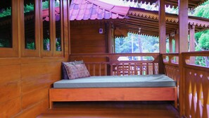 Terrace/patio - Gihon Bungalow (Gili Trawangan)