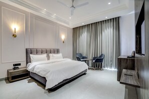 Superior-Doppelzimmer | Select-Comfort-Betten, Zimmersafe, Schreibtisch