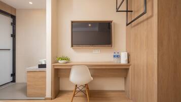 Economy Double Room Single Use | Desk, laptop workspace, blackout drapes, iron/ironing board