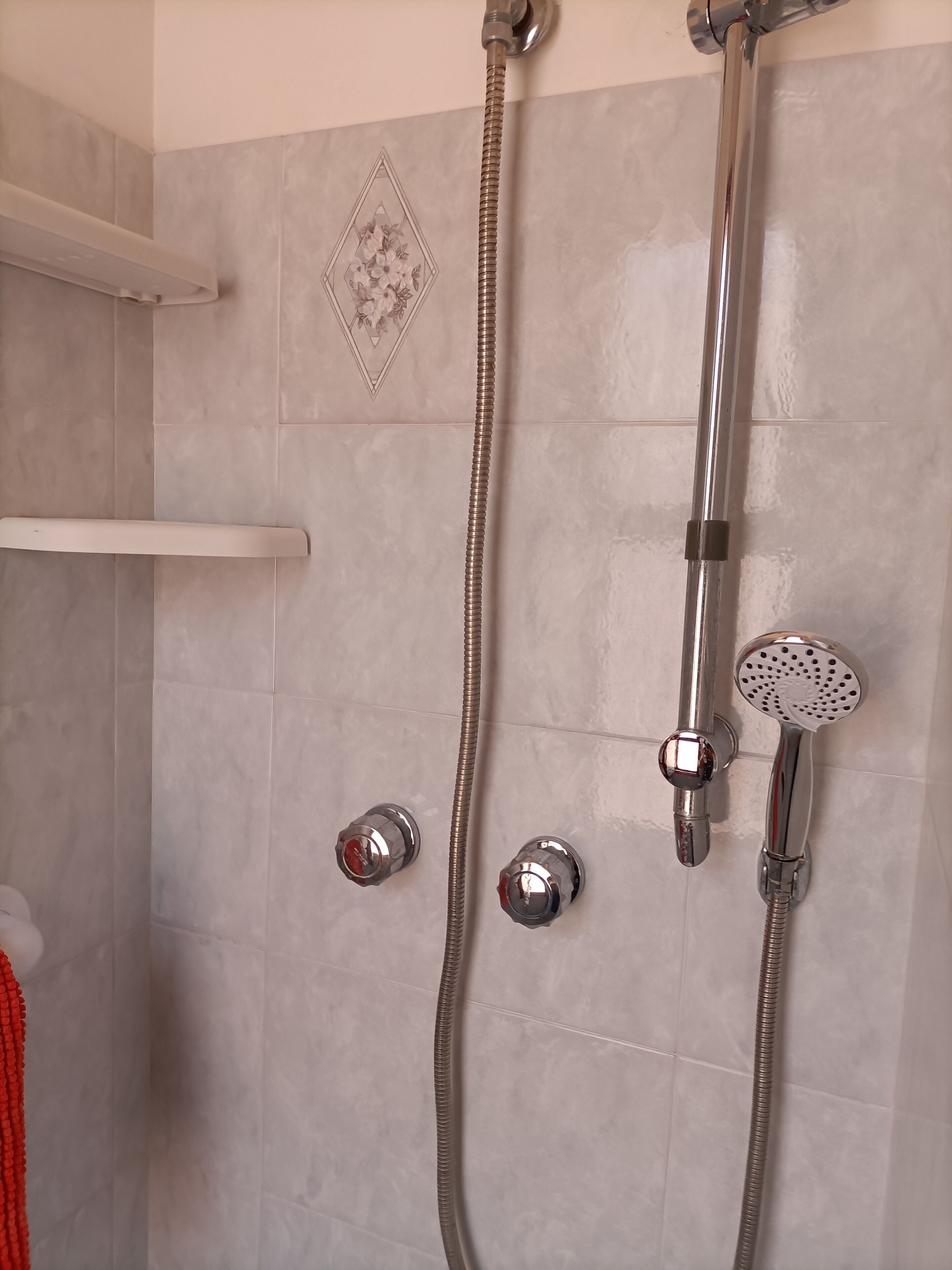 Chuveiro, secador de cabelo, bidê 