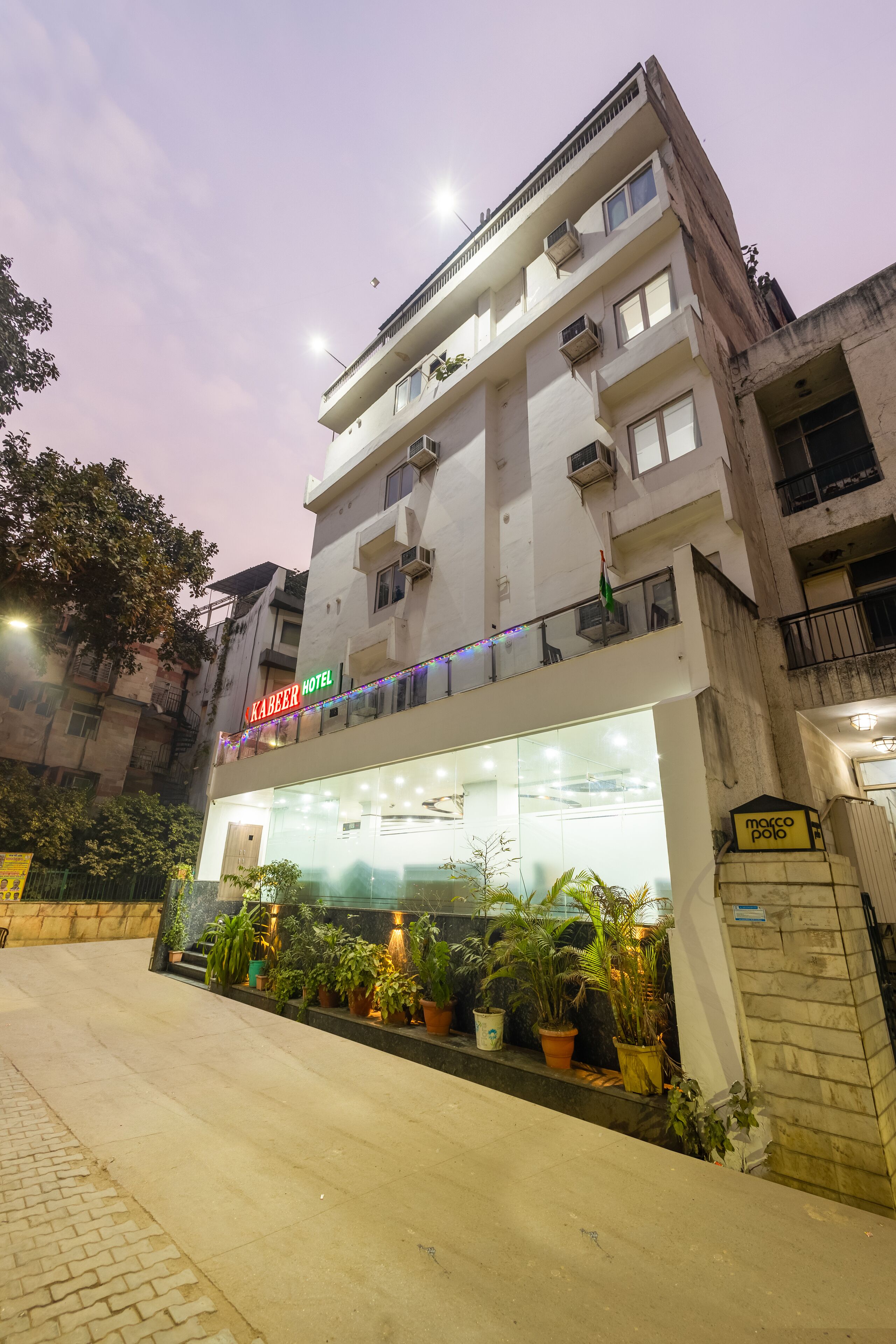 Façade de l’hébergement 