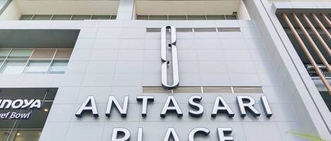 Façade de l’hébergement