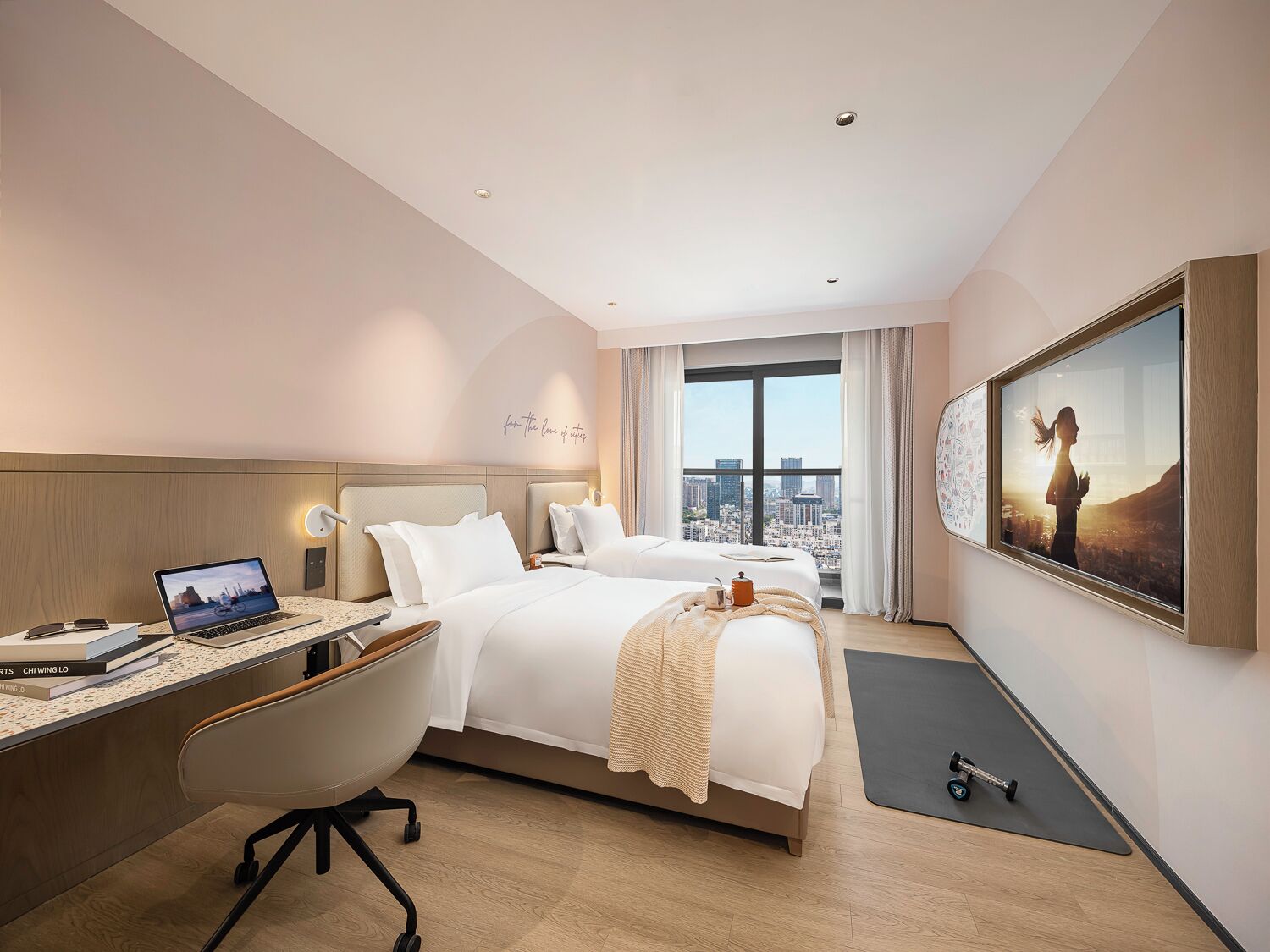 Studio Deluks, 2 Tempat Tidur Twin | Wi-Fi gratis