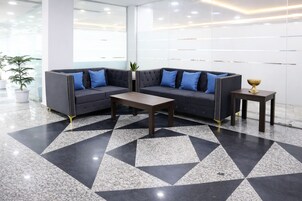 Sala de estar en el lobby