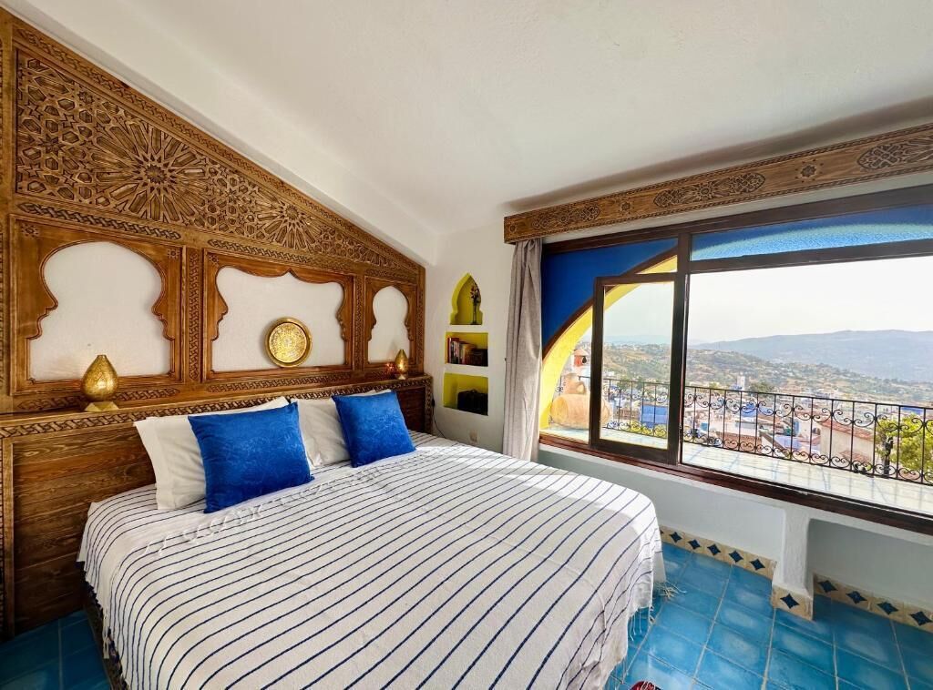 파노라믹 더블룸, 산 전망 | 객실 내 금고, 노트북 작업 공간, 암막 커튼, 다리미/다리미판