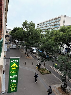 Udsigt fra overnatningsstedet