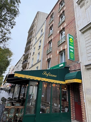 Overnatningsstedets facade