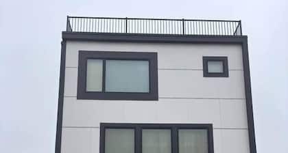 1st Luxury Residential Elevator rooftop deck