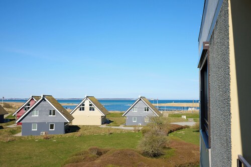 Modern vacation apartment with side sea view and balcony in Marina Wendtorf