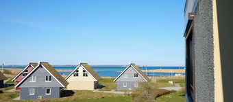 Modern vacation apartment with side sea view and balcony in Marina Wendtorf