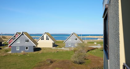 Modern vacation apartment with side sea view and balcony in Marina Wendtorf