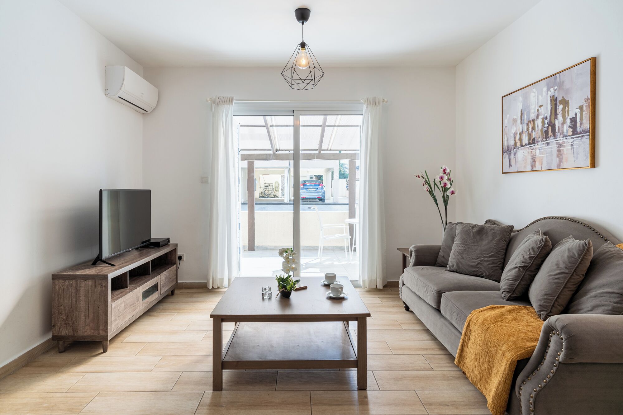 Apartment, 2 Schlafzimmer, Küche, Stadtblick | Wohnzimmer