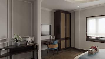 Desk, iron/ironing board, free WiFi