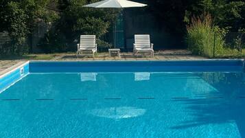 Una piscina riscaldata