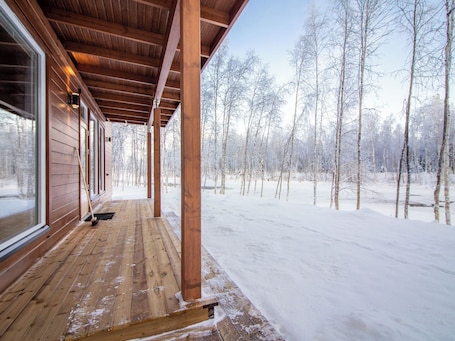 Terrace/patio. Jolmankoski by Interhome