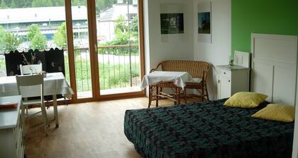 A KlimaHaus in San Candido with a magnificent view of the Dolomites
