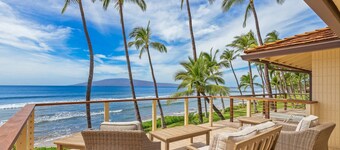 SUMMER SALE! 3BD Oceanfront Townhome, Lanai, Lawn & Sunset Views - Puamana 254-2