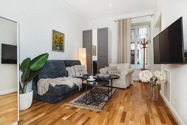 Living area - Antique Apartments Tomasza 6A (Kraków)