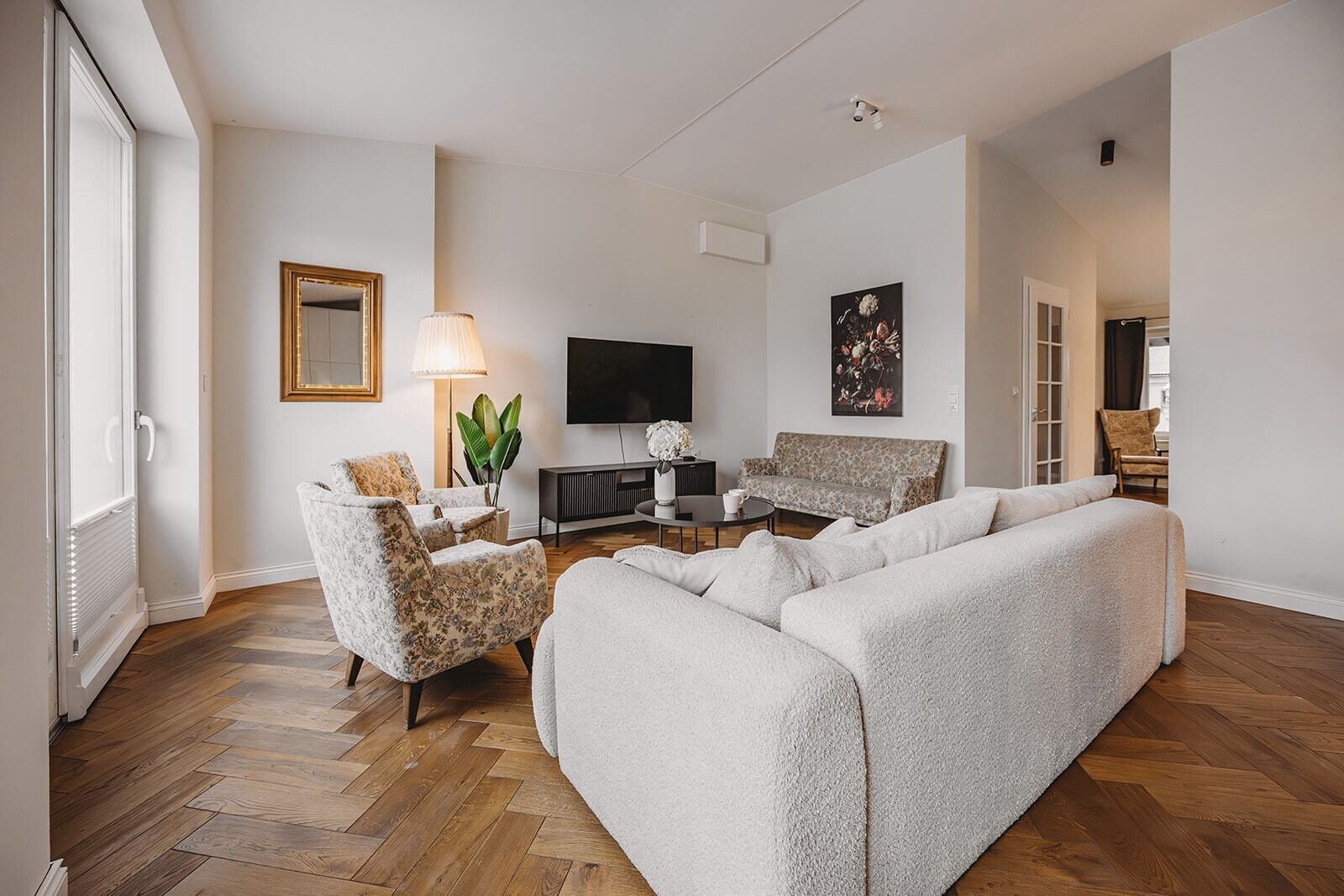 Loftsleilighet – superior | Oppholdsområde