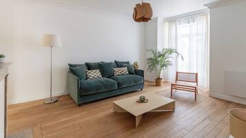 Comfort penthouse, uitzicht op de stad | Woonruimte