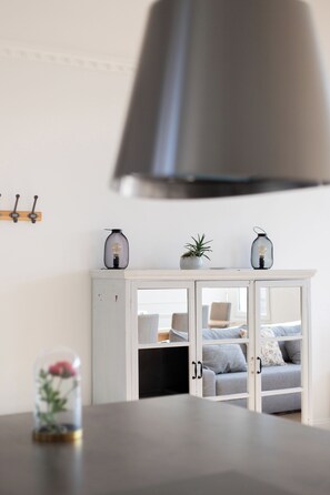 Dupleks Comfort, balkon, pemandangan kota | Area keluarga