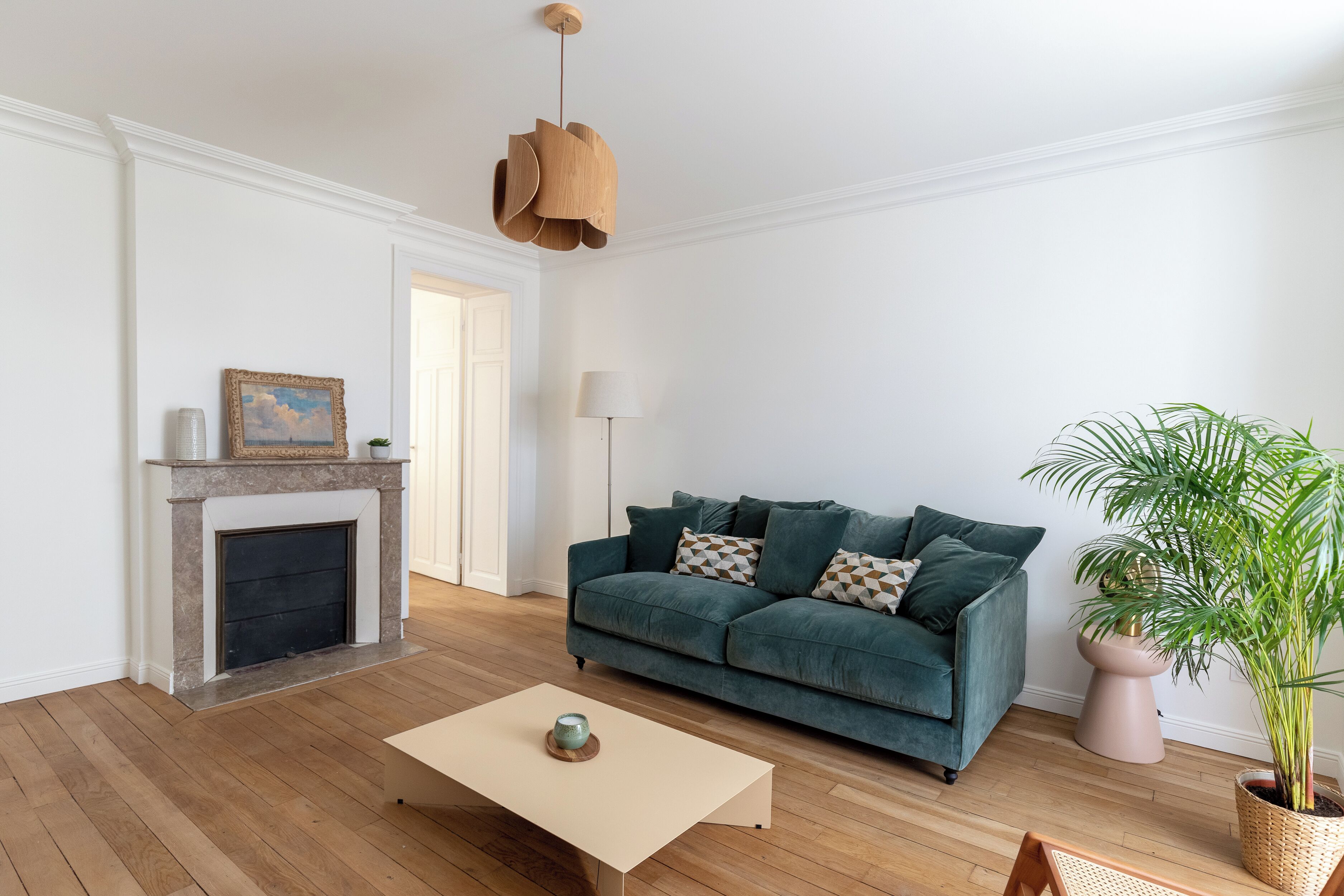 Comfort penthouse, uitzicht op de stad | Woonruimte