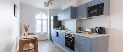 Deluxe-penthouselejlighed - ikke-ryger - byudsigt | Privat køkken