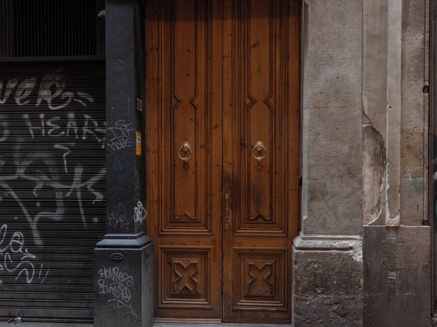 Entrée de l’hébergement
