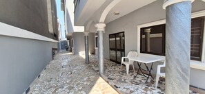 Habitación, 1 habitación, para fumadores, balcón | Terraza o patio