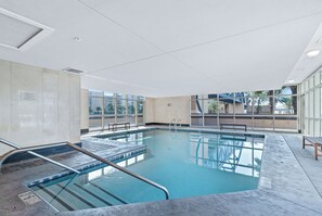 Indoor pool, a heated pool