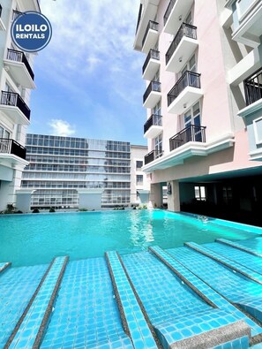 Shared Dormitory, 1 Bedroom, Accessible, Smoking | Pool | Outdoor pool - Room-luxury 1-bedroom Stay at Saint Hono (Iloilo)